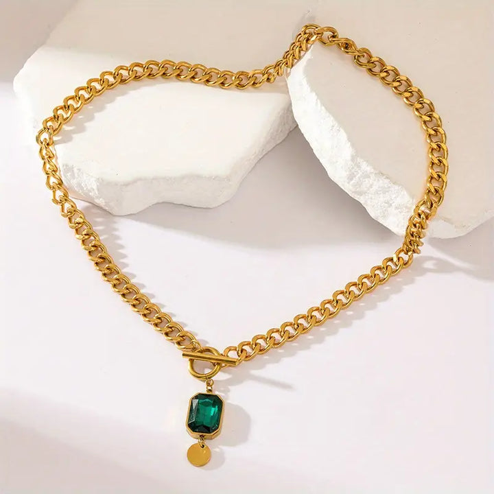 Collar de Colgante de Cadena Gruesa