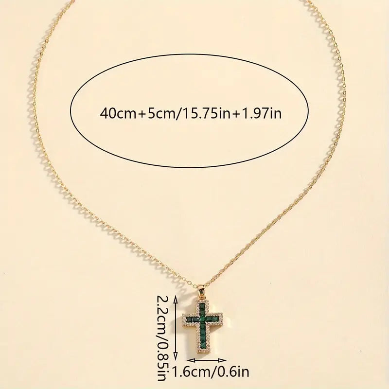 Collar Colgante Cruz Solène