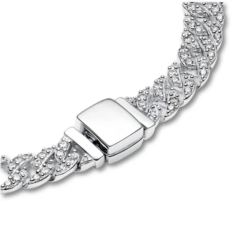 Pulsera Cubana de Moissanita