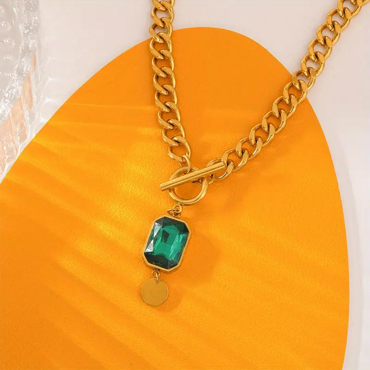 Collar de Colgante de Cadena Gruesa