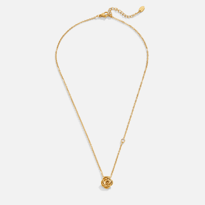 Collar colgante de rosas