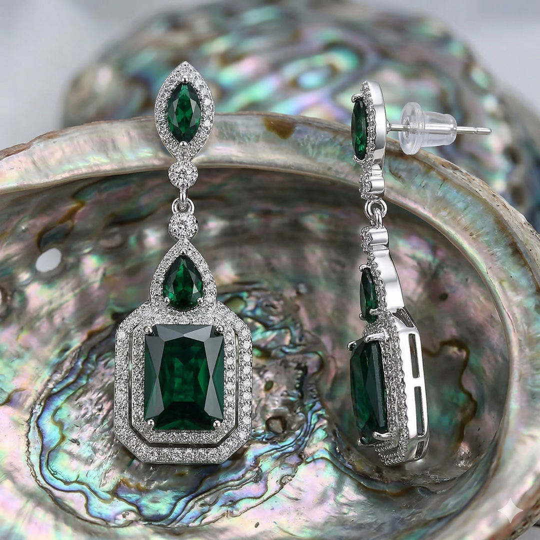 Pendientes Clarion Verdancia