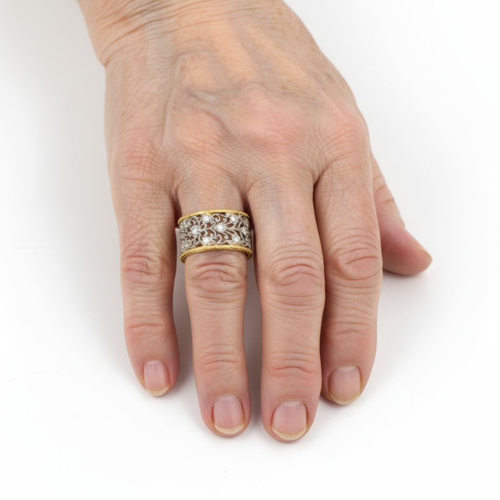 Anillo Teressa de Hiedra Vintage