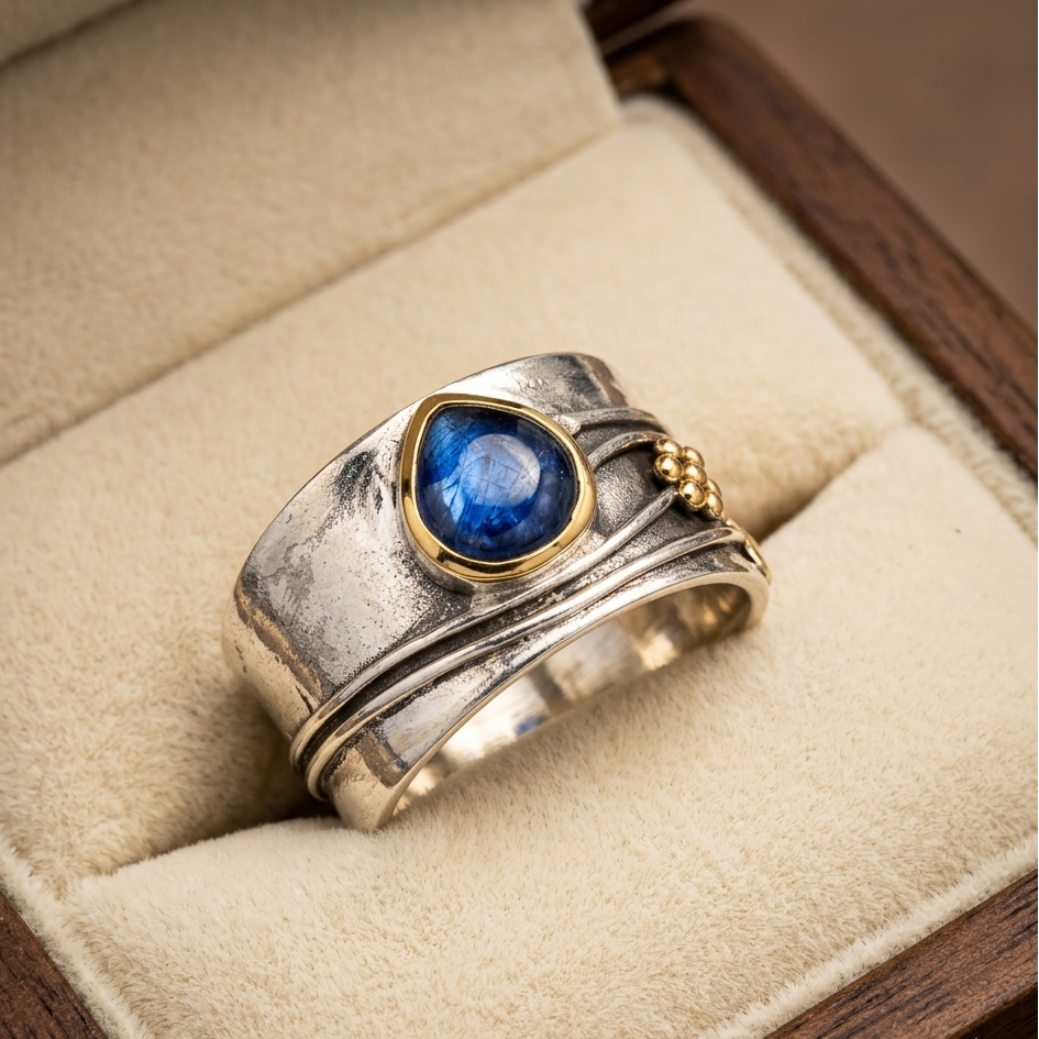 Anillo Manuela de Meditación Bohemio de Edelstein