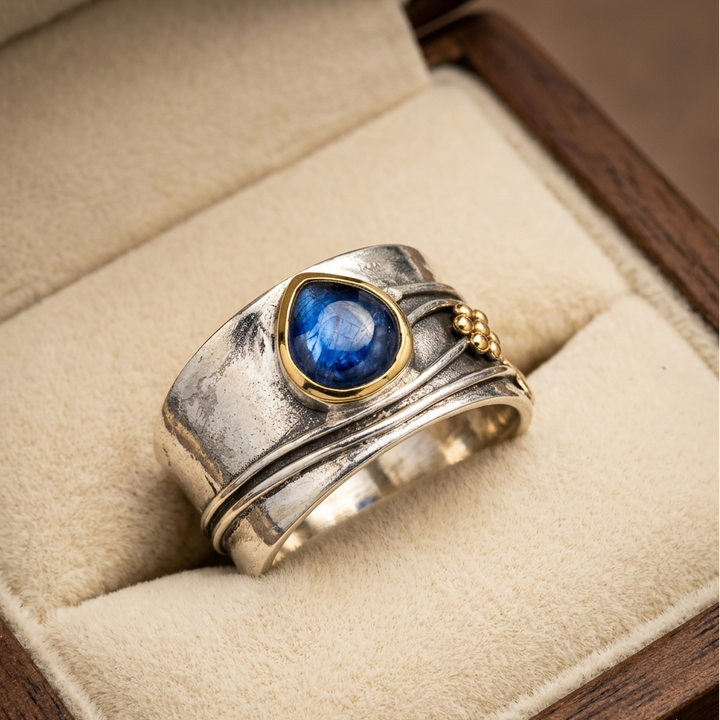 Anillo Manuela de Meditación Bohemio de Edelstein