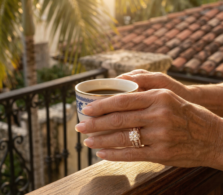Anillo Vintage de Circonia
