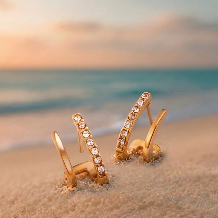 Pendientes de Garra de Cristal