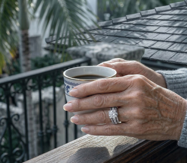 Anillo Vintage de Circonia