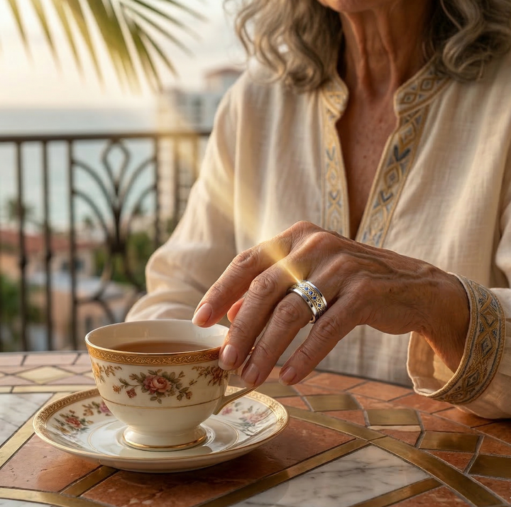 Anillo infinito vintage