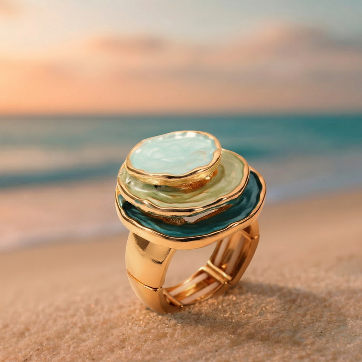 Anillo de tres capas