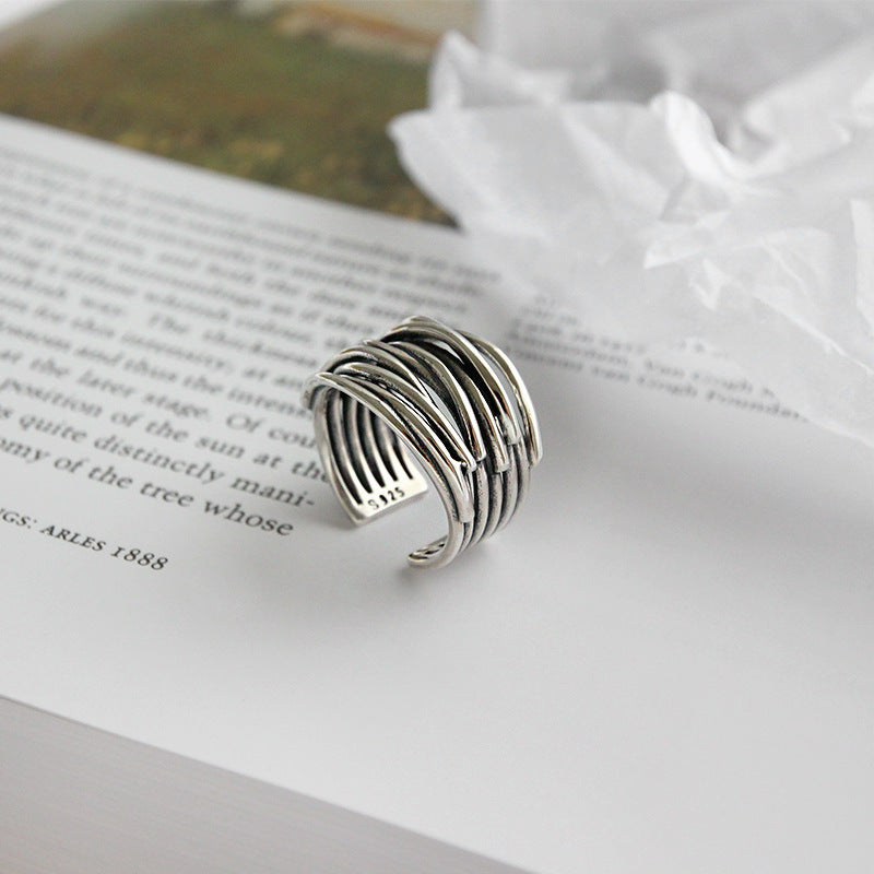 Anillo Ajustable con Capas