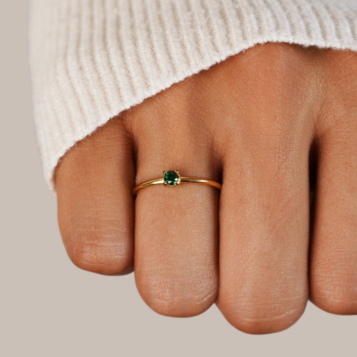 Anillos con piedra de nacimiento