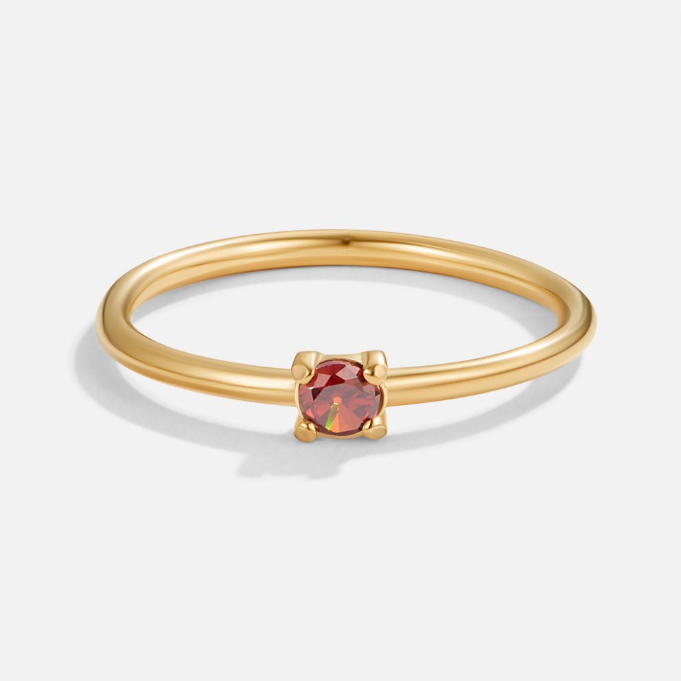 Anillos con piedra de nacimiento