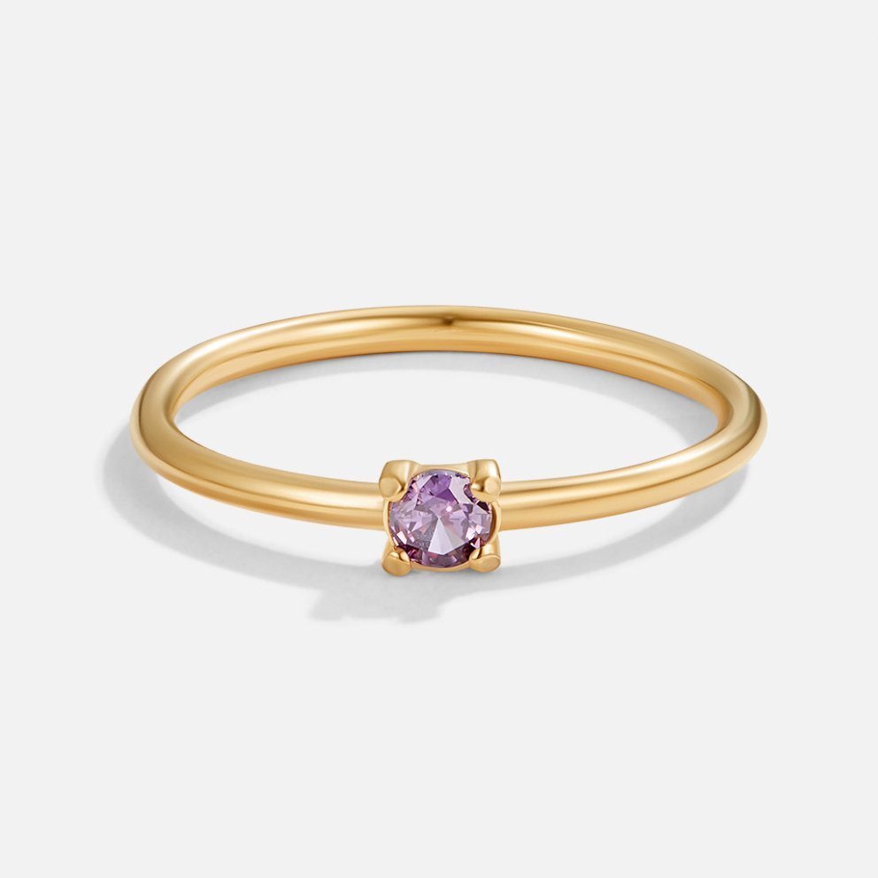 Anillos con piedra de nacimiento