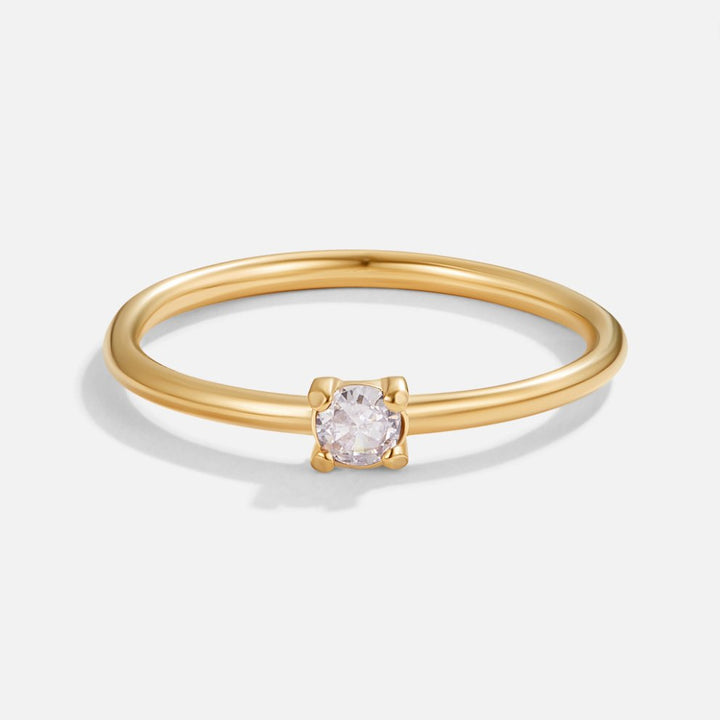 Anillos con piedra de nacimiento