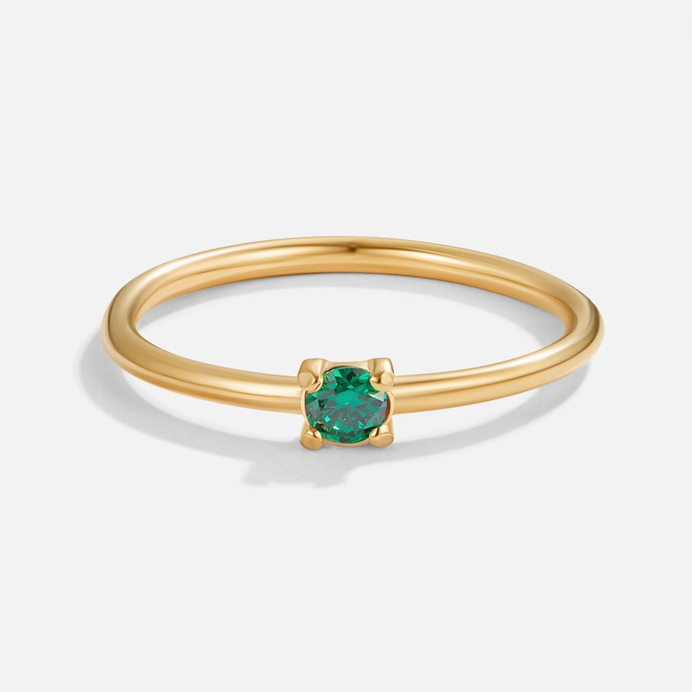 Anillos con piedra de nacimiento