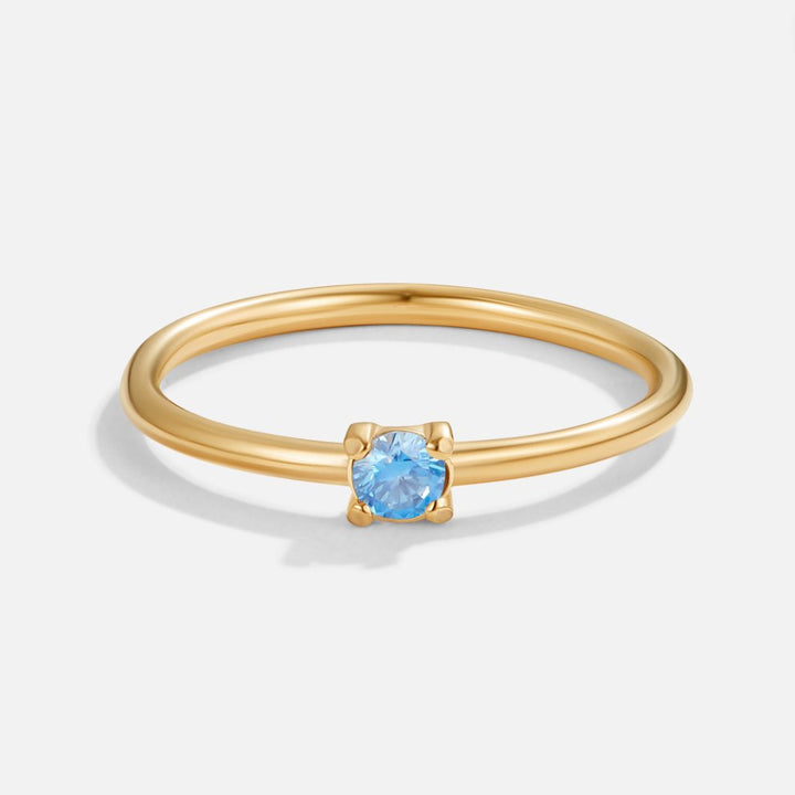 Anillos con piedra de nacimiento