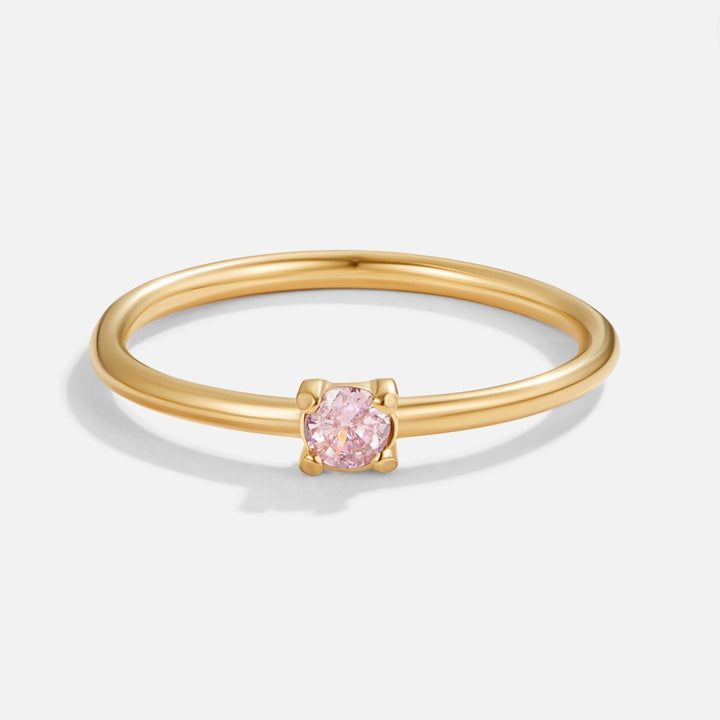 Anillos con piedra de nacimiento