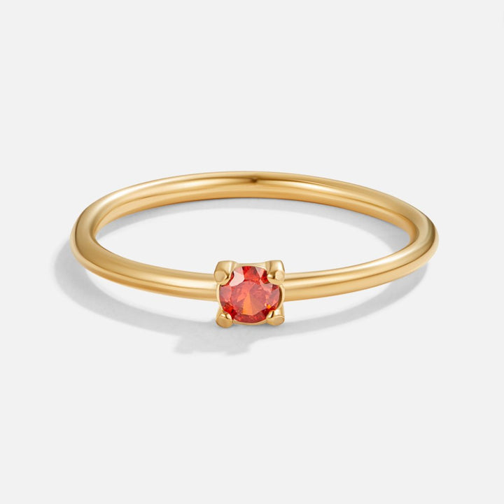 Anillos con piedra de nacimiento