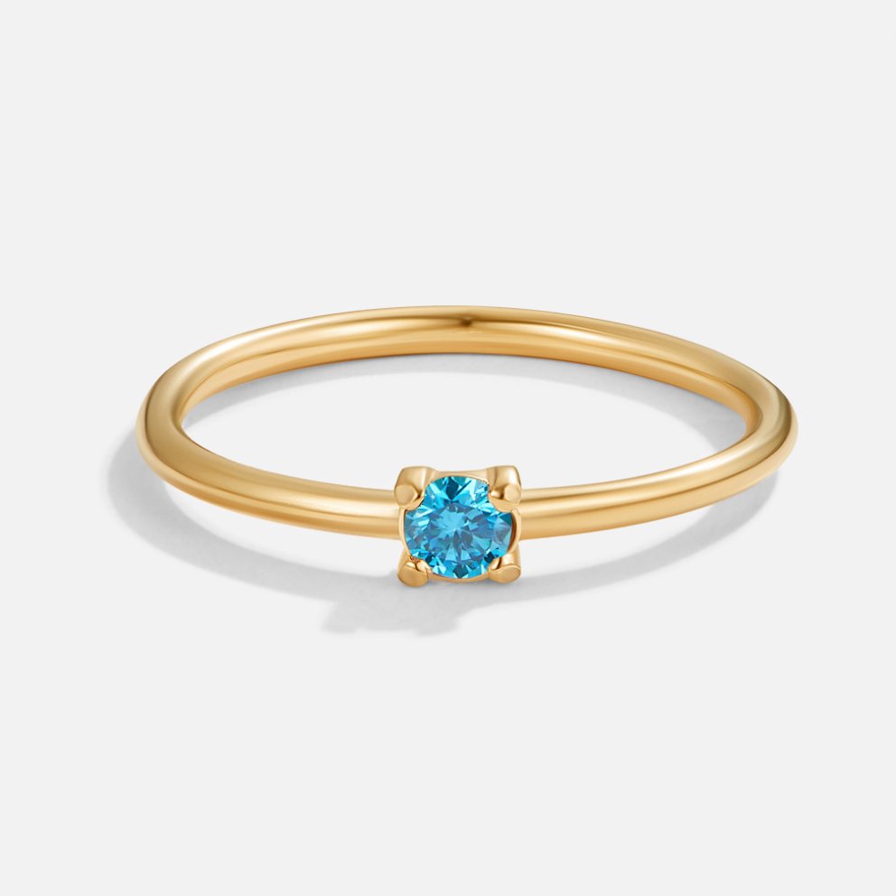Anillos con piedra de nacimiento