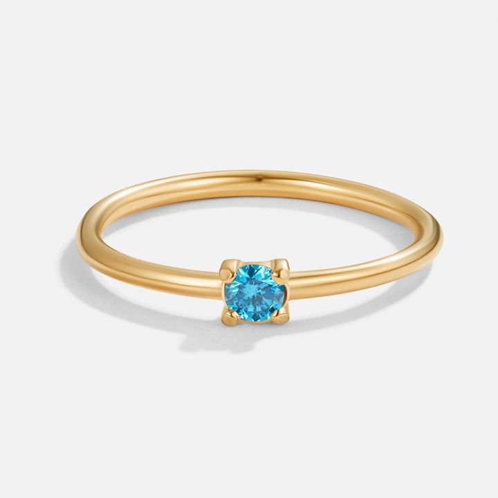 Anillos con piedra de nacimiento