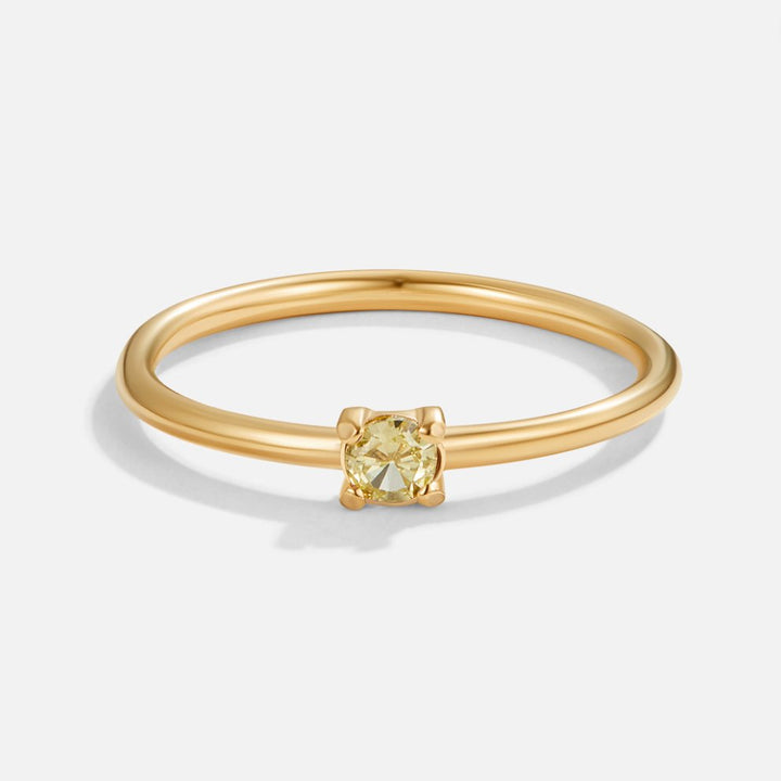 Anillos con piedra de nacimiento