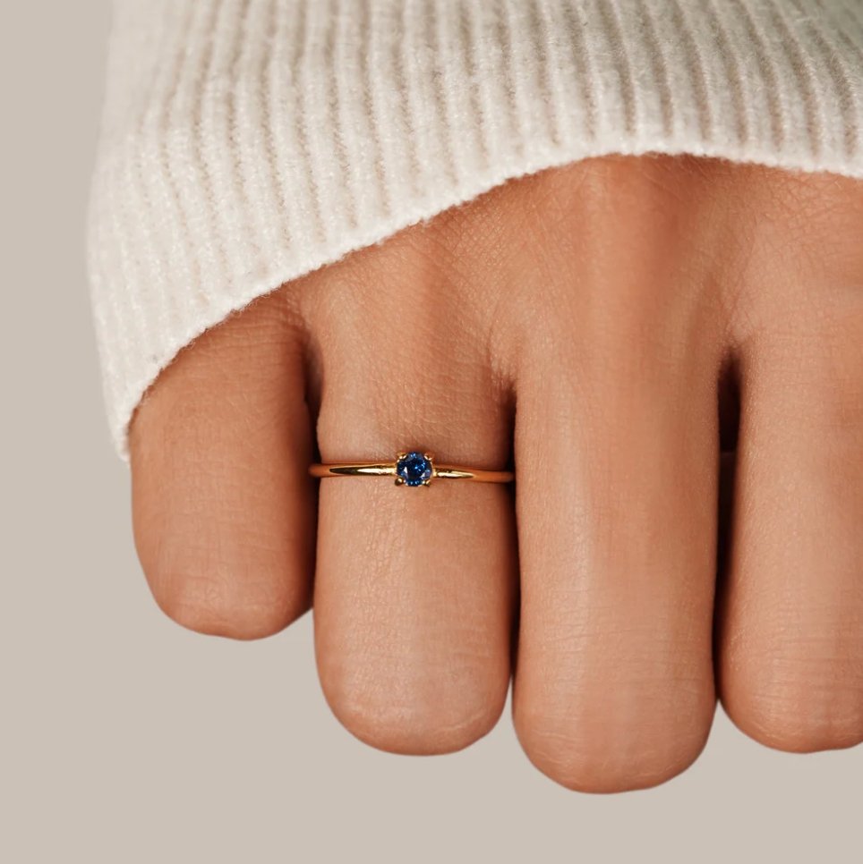 Anillos con piedra de nacimiento