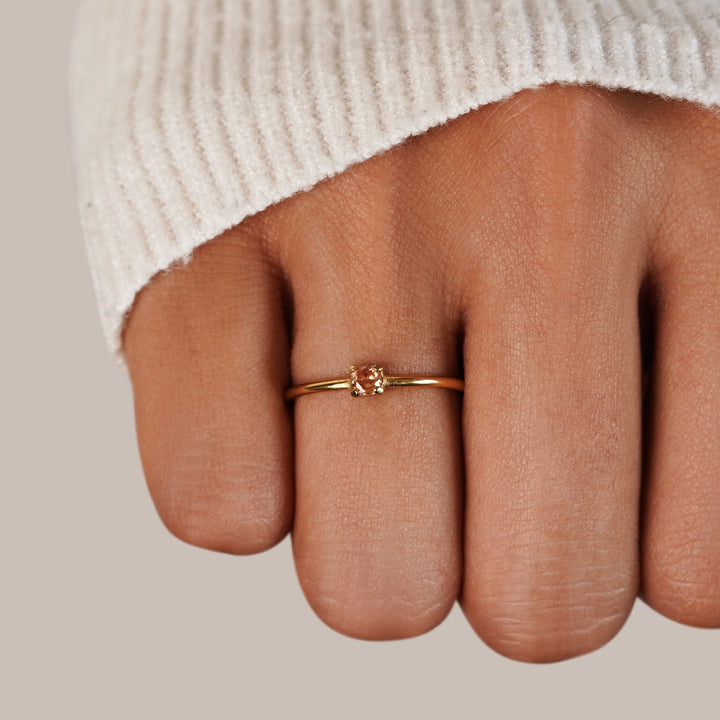 Anillos con piedra de nacimiento