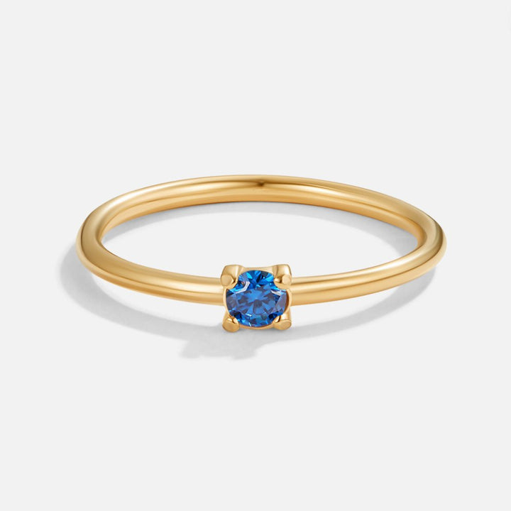 Anillos con piedra de nacimiento