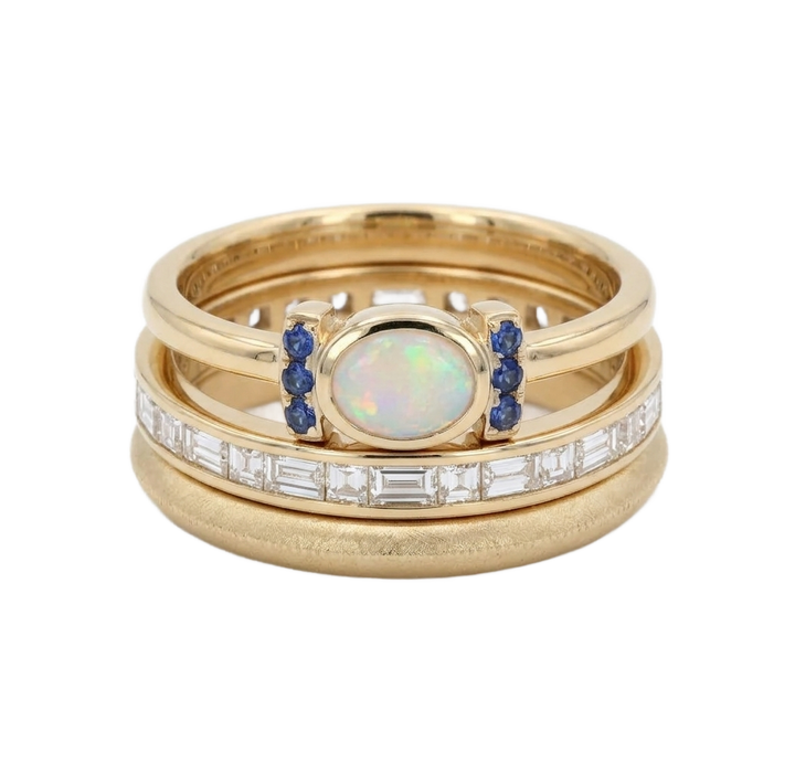 Juliana - Conjunto de Anillos Vintage Goldopal