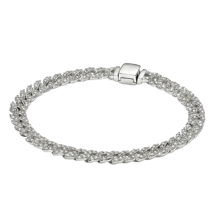 Pulsera Cubana de Moissanita