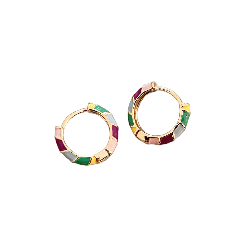Pendientes Elegantes con Esmalte
