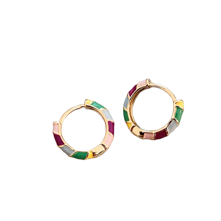 Pendientes Elegantes con Esmalte