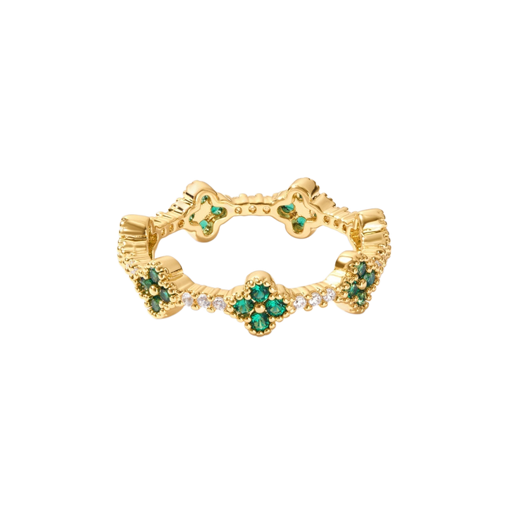 Anillo Marisol en Forma de Trébol