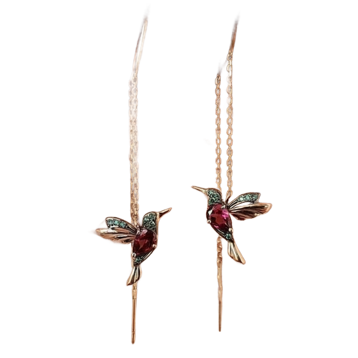 Pendientes en Forma de Colibrí
