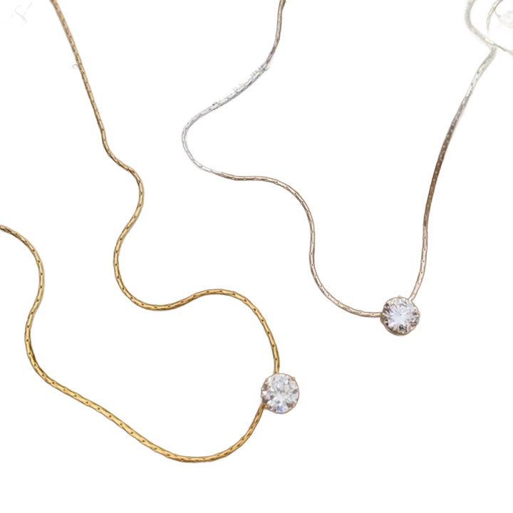 Collar de Moissanite Cléa