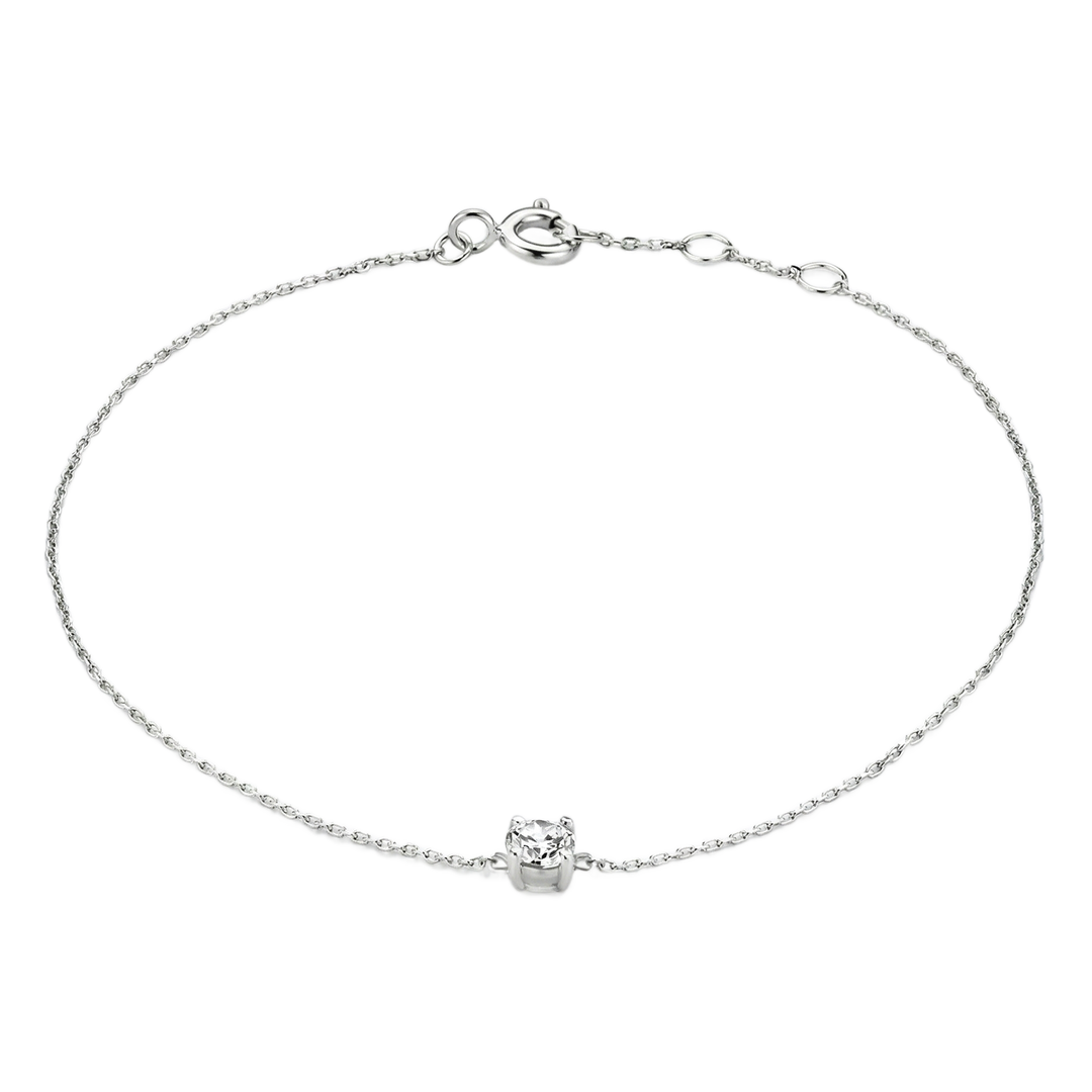 Pulsera Klára con piedra de moissanita