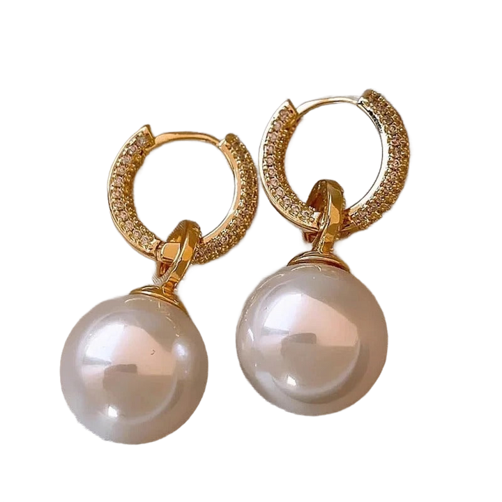 Pendientes Elegantes de Perla