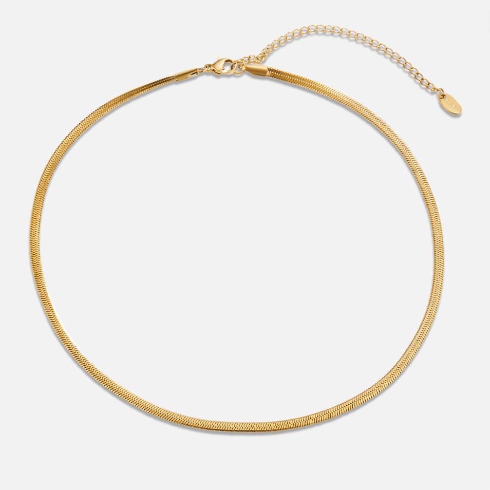 Cadena de serpiente Collar Dorado